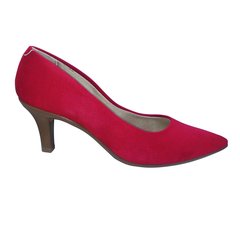 Scarpin Beira Rio Camurça Vermelho - comprar online