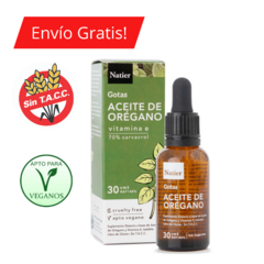 Aceite de Oregano x 30cc NATIER (70% carvacrol)