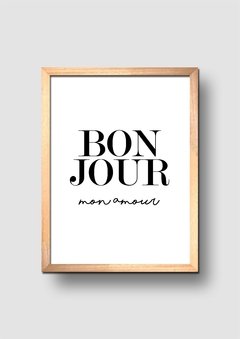 Cuadro Bonjour Mon Amour - comprar online