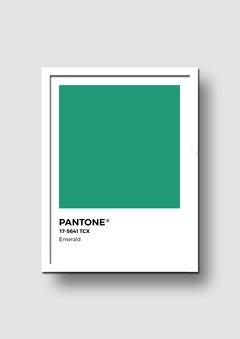 Cuadro Pantone Emerald Color del año 2013 - Memorabilia