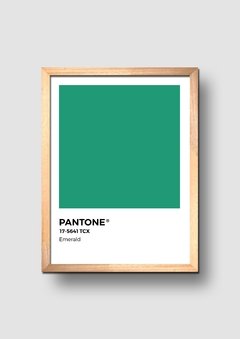 Cuadro Pantone Emerald Color del año 2013 - comprar online