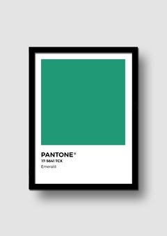 Cuadro Pantone Emerald Color del año 2013 en internet