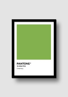 Cuadro Pantone Greenery Color del año 2017 en internet