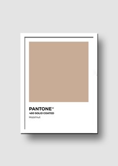 Cuadro Pantone Hazelnut - Memorabilia