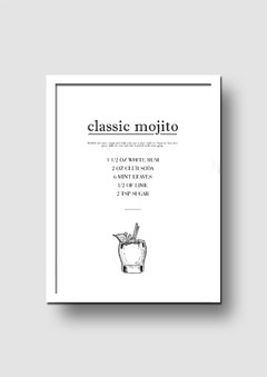 Cuadro Trago Classic Mojito - Memorabilia
