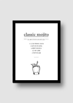 Cuadro Trago Classic Mojito en internet