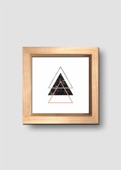 Cuadro Triángulos Mármol Multi - tienda online