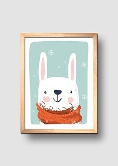 Cuadro Conejo en Invierno - comprar online