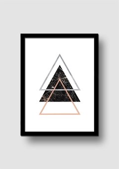 Cuadro Triángulos Mármol Multi en internet