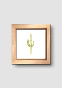 Cuadro Acuarela Cactus Saguaro - tienda online