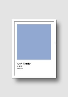 Cuadro Pantone Serenity Color del año 2016 - Memorabilia