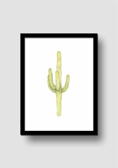 Cuadro Acuarela Cactus Saguaro en internet