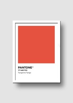 Cuadro Pantone Tangerine Tango Color del año 2012 - Memorabilia