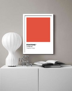 Cuadro Pantone Tangerine Tango Color del año 2012