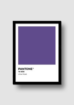 Cuadro Pantone Ultra Violet Color del año 2018 en internet