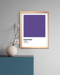 Cuadro Pantone Ultra Violet Color del año 2018