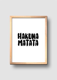 Cuadro Hakuna Matata Kids - comprar online
