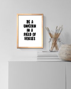 Cuadro Be a Unicorn