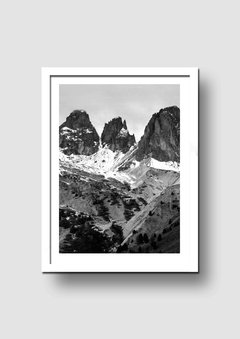 Cuadro Fotografía Montaña Blanco y Negro - Memorabilia