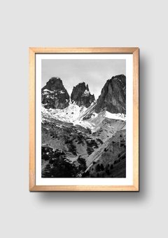 Cuadro Fotografía Montaña Blanco y Negro - comprar online