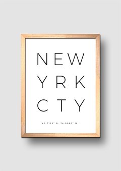 Cuadro New York City Location - comprar online