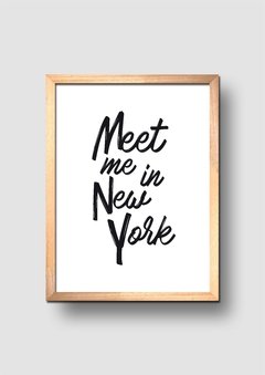 Cuadro Meet me in New York - comprar online
