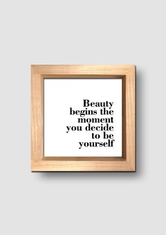 Cuadro Beauty Quote - tienda online