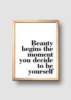 Cuadro Beauty Quote - comprar online