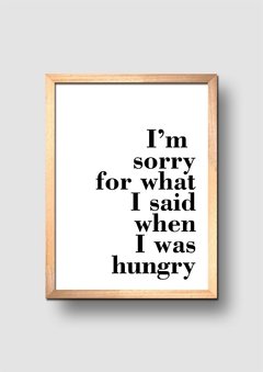 Cuadro Hungry Quote - comprar online
