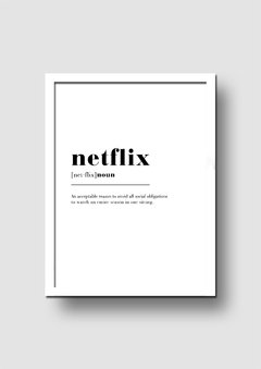Cuadro Netflix Significado - Memorabilia