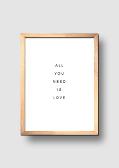 Cuadro All you need is Love - comprar online