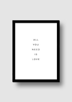 Cuadro All you need is Love en internet