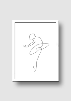 Cuadro Line Art Ballerina - Memorabilia