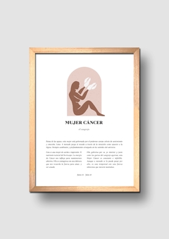 Cuadro Signos Mujer Cancer - comprar online