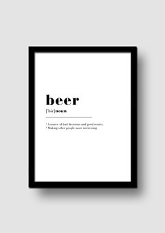 Cuadro Frase Significado Beer en internet