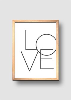 Cuadro Love Words - comprar online