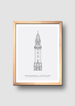 Cuadro Mi Buenos Aires Querido Torre Monumental - comprar online