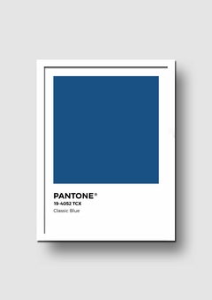 Cuadro Pantone Classic Blue Color del año 2020 - Memorabilia