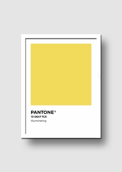 Cuadro Pantone Illuminating Color del año 2021 - Memorabilia