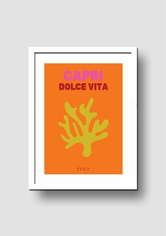 Cuadro Poster Capri Dolce Vita - Memorabilia