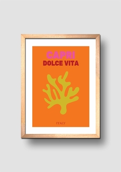 Cuadro Poster Capri Dolce Vita - comprar online
