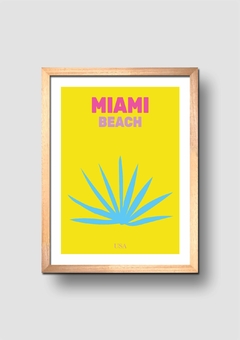 Cuadro Poster Miami Beach - comprar online