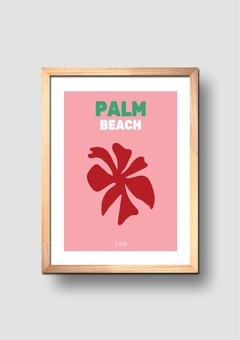 Cuadro Poster Palm Beach - comprar online