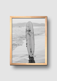 Cuadro Tabla de Surf Blanco y Negro - comprar online