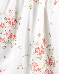 VESTIDO BRANCO FLORAL - CARTERS na internet