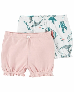 KIT 2 SHORTS EST FUNDO DO MAR - CARTERS