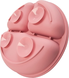 PRATO EM SILICONE COM VENTOSA ROSA - BUBA - comprar online