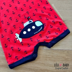 ROMPER SUBMARINO VERMELHO - CARTER'S - Léli Baby Store - Loja Online