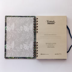 Cuaderno Anillado a5 (15x21cm) Hojas Tropicales II - comprar online
