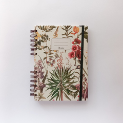 Cuaderno Anillado a5 (15x21cm) Botánica